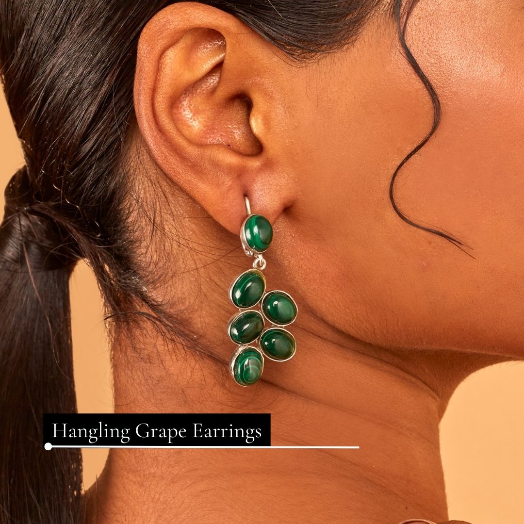 Grape Hanging Earrings