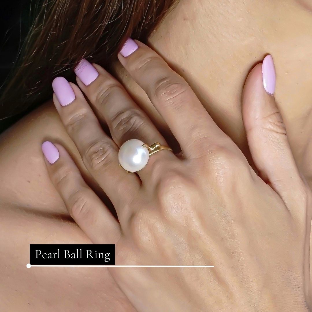 Pearl Ball Ring