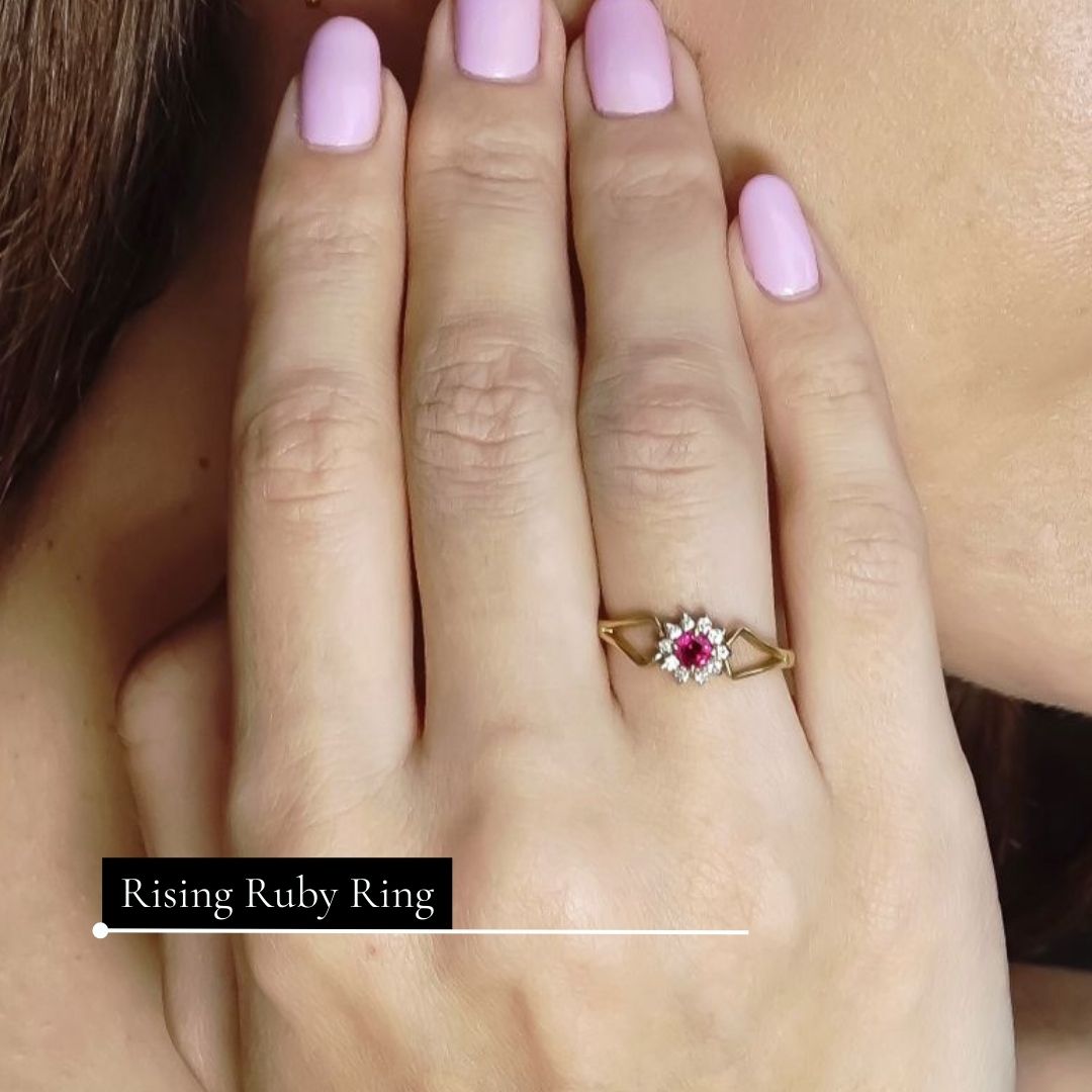 Rising Ruby Ring