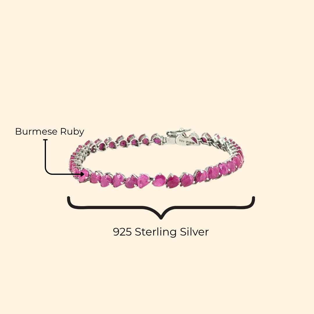 Radiant Ruby Bracelet