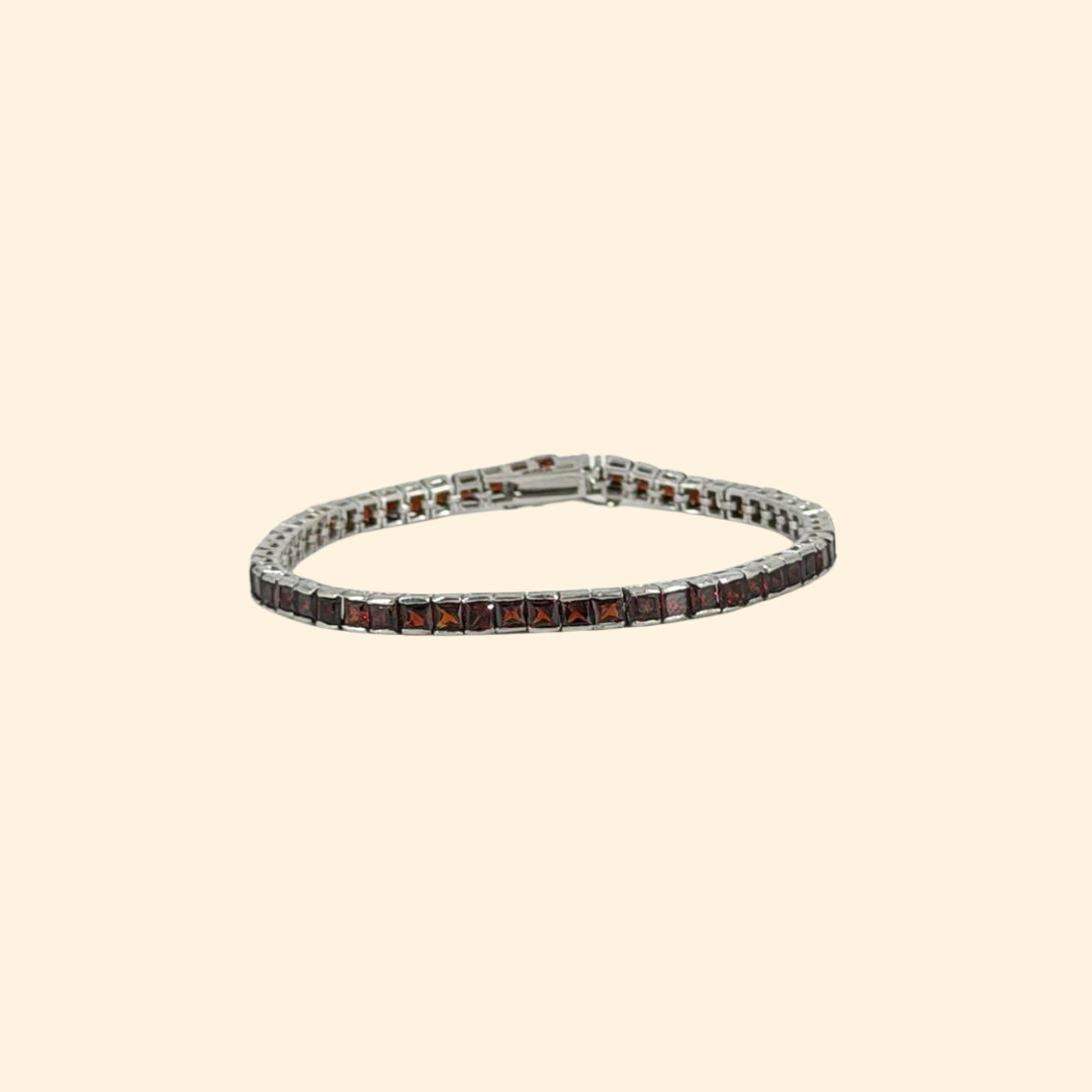 Garnet Glow Bracelet