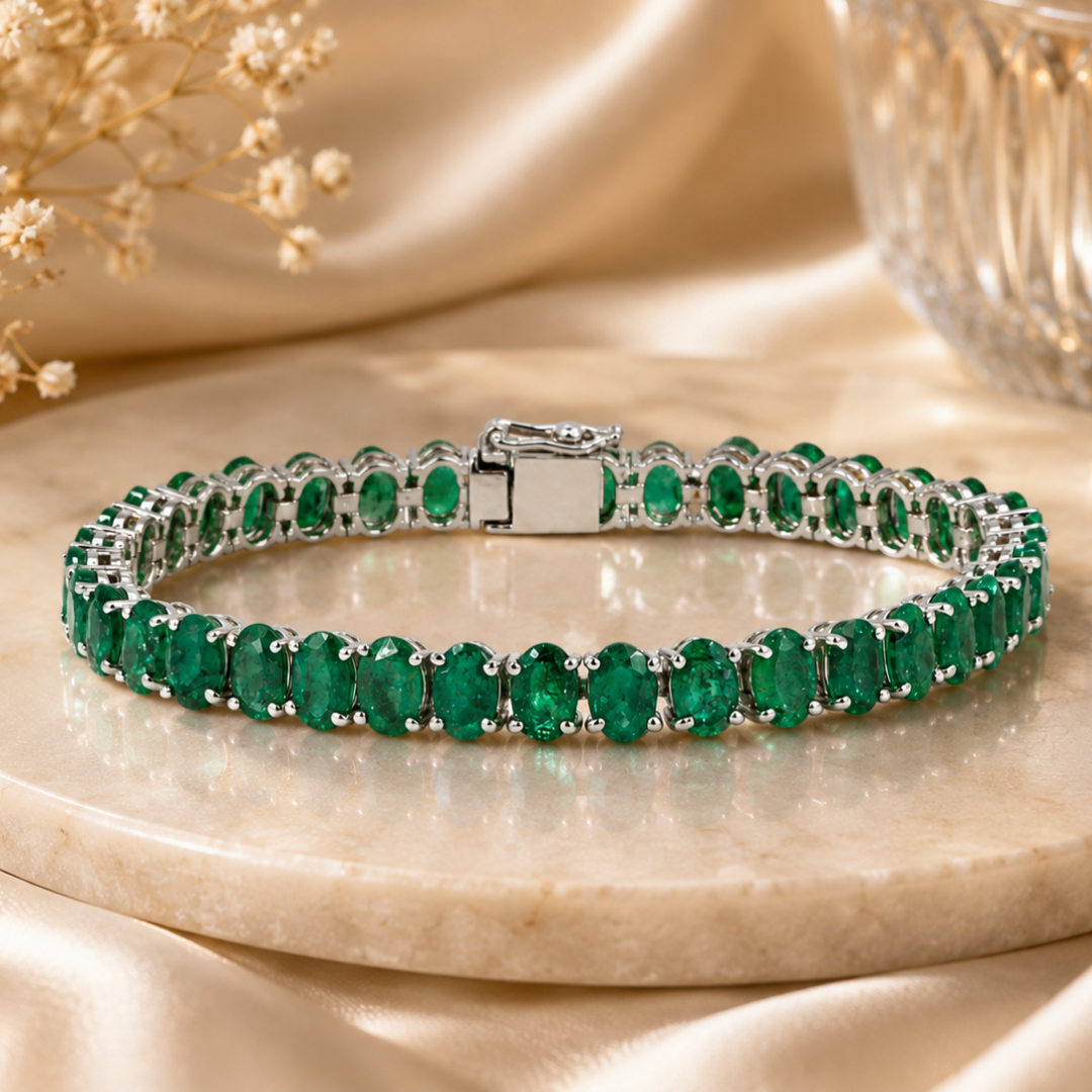 Emerald Elegance Bracelet
