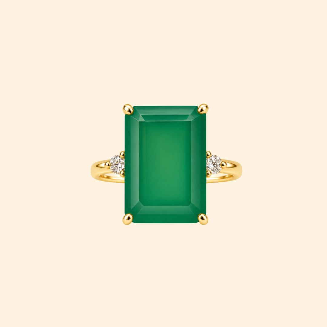 Green Onyx Royale Ring