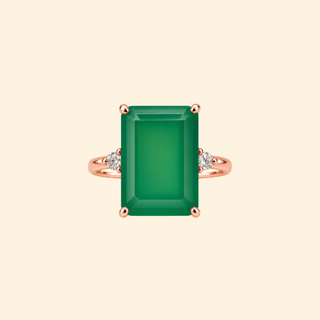 Green Onyx Royale Ring