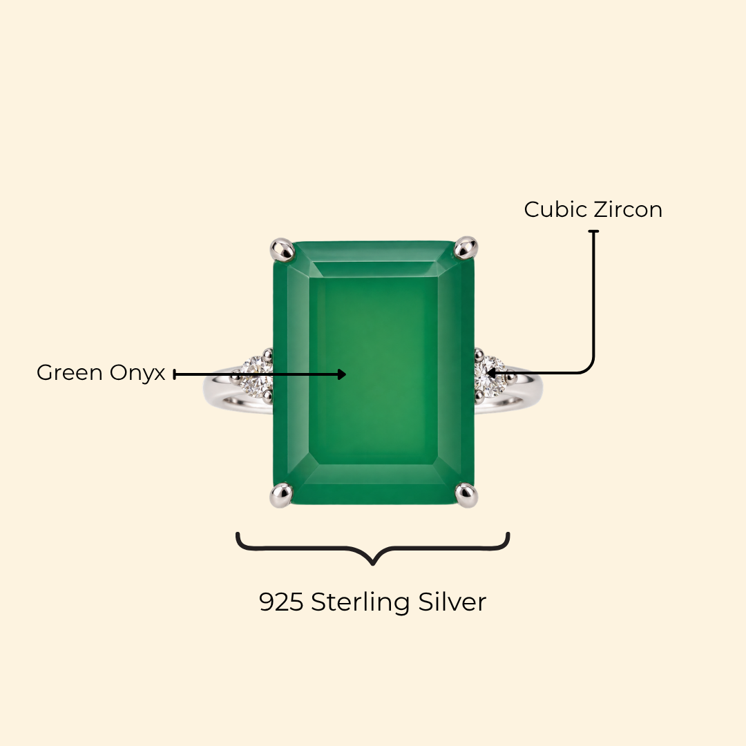 Green Onyx Royale Ring