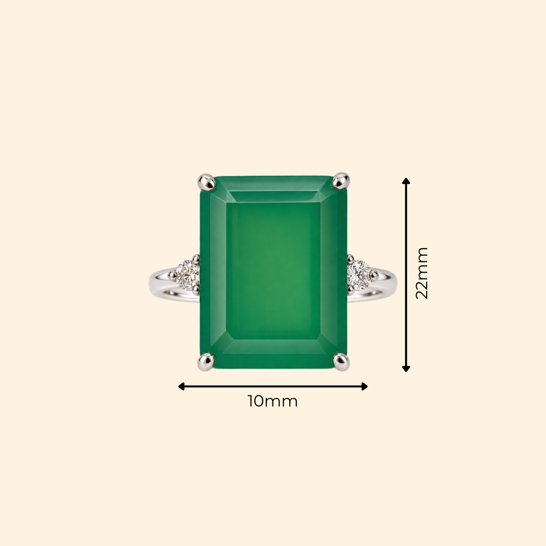 Green Onyx Royale Ring