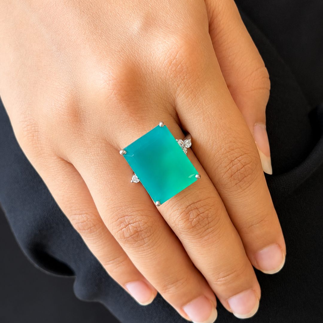 Green Onyx Royale Ring