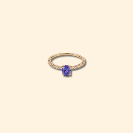 Tanzanite & Diamond Ring