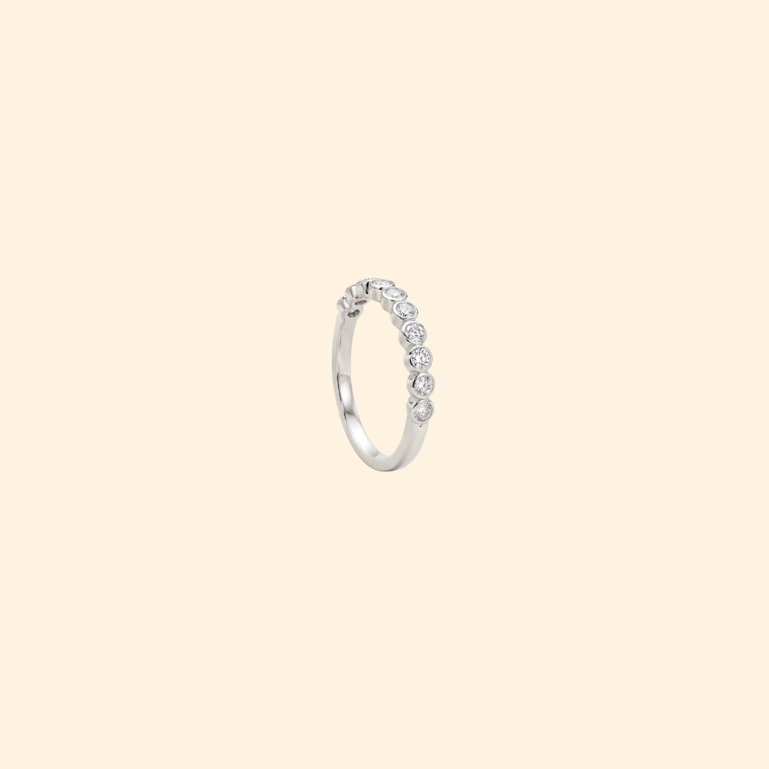 Diamond Half Eternity Ring