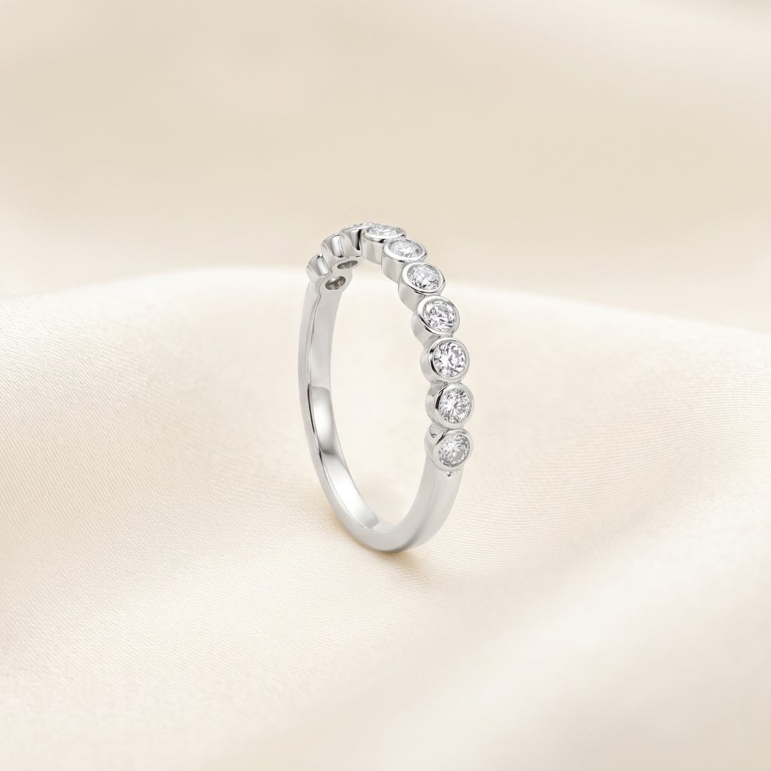 Diamond Half Eternity Ring