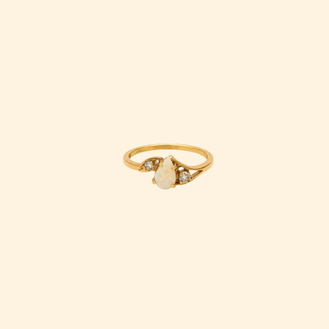 Australian Opal Mist Ring