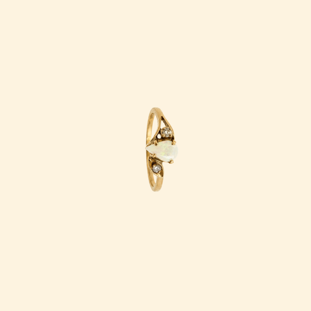 Australian Opal Mist Ring