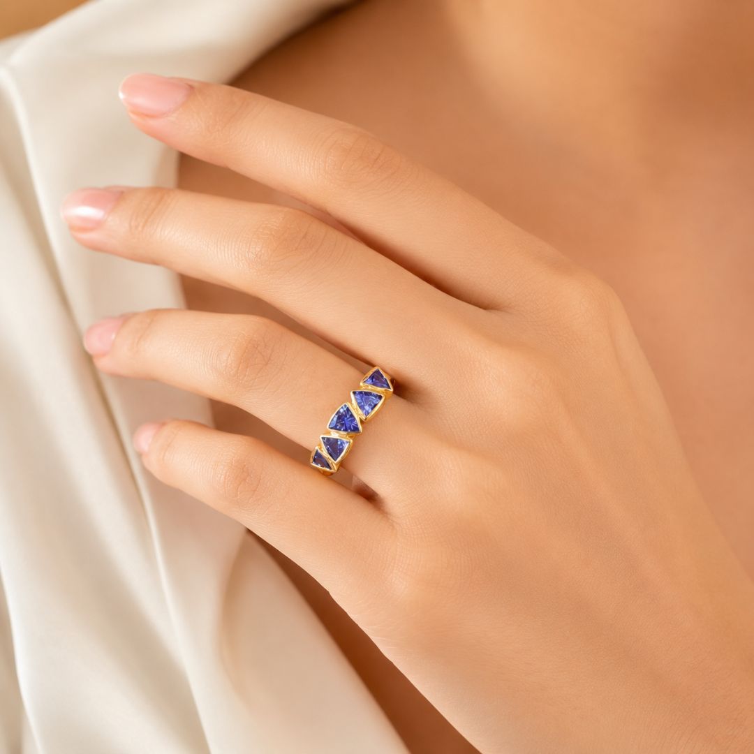 Prism Tanzanite Ring