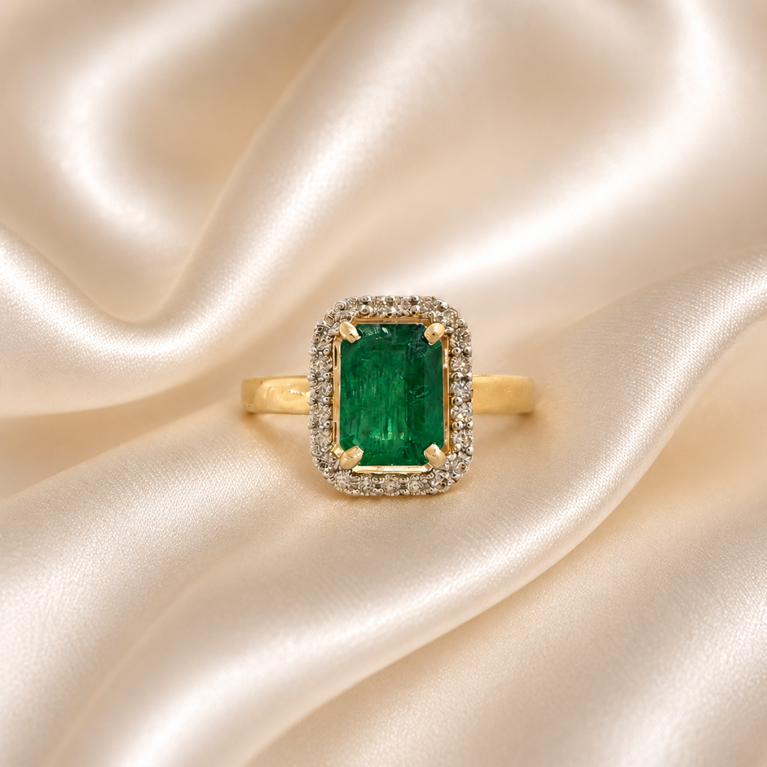 Classic Octagon Emerald Ring