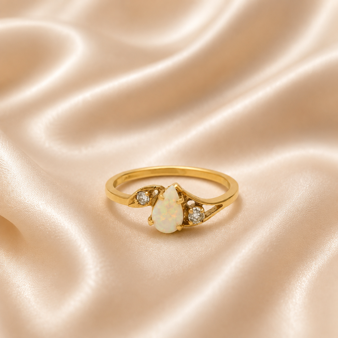 Australian Opal Mist Ring