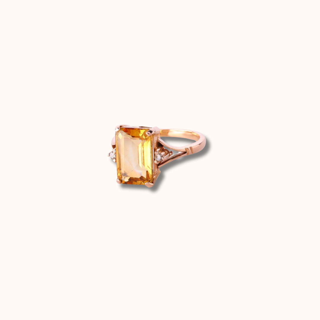 Signature Golden Topaz Ring