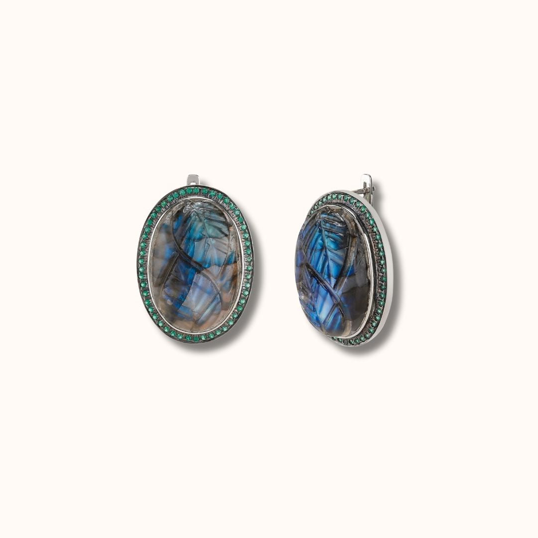 Peacock Earrings