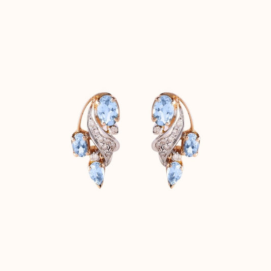 Aquamarine Sunlit Earrings