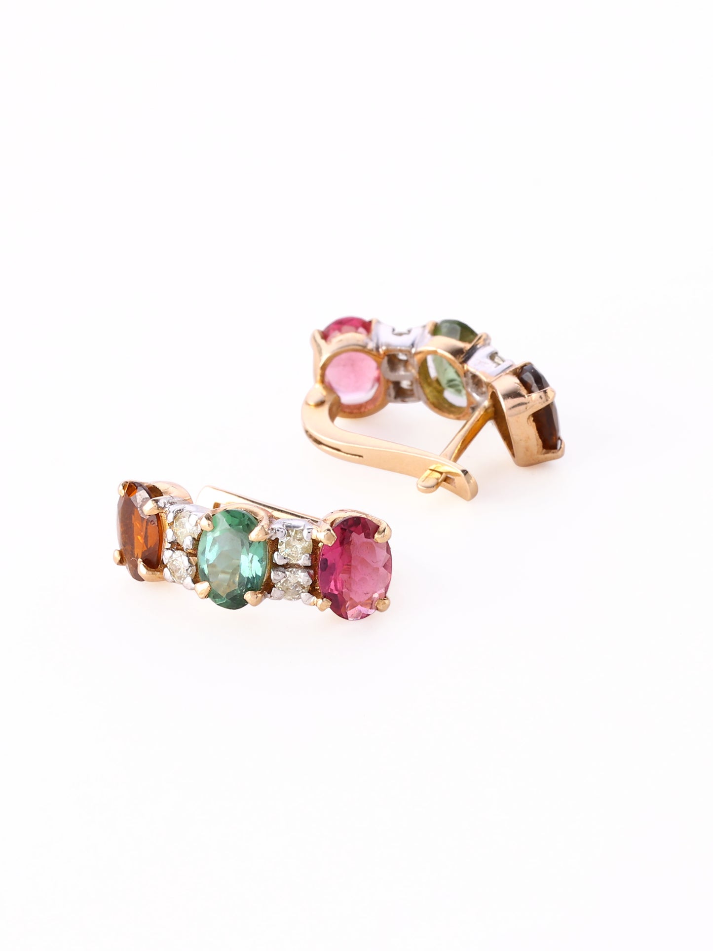 The Trio Gemstone Earrings