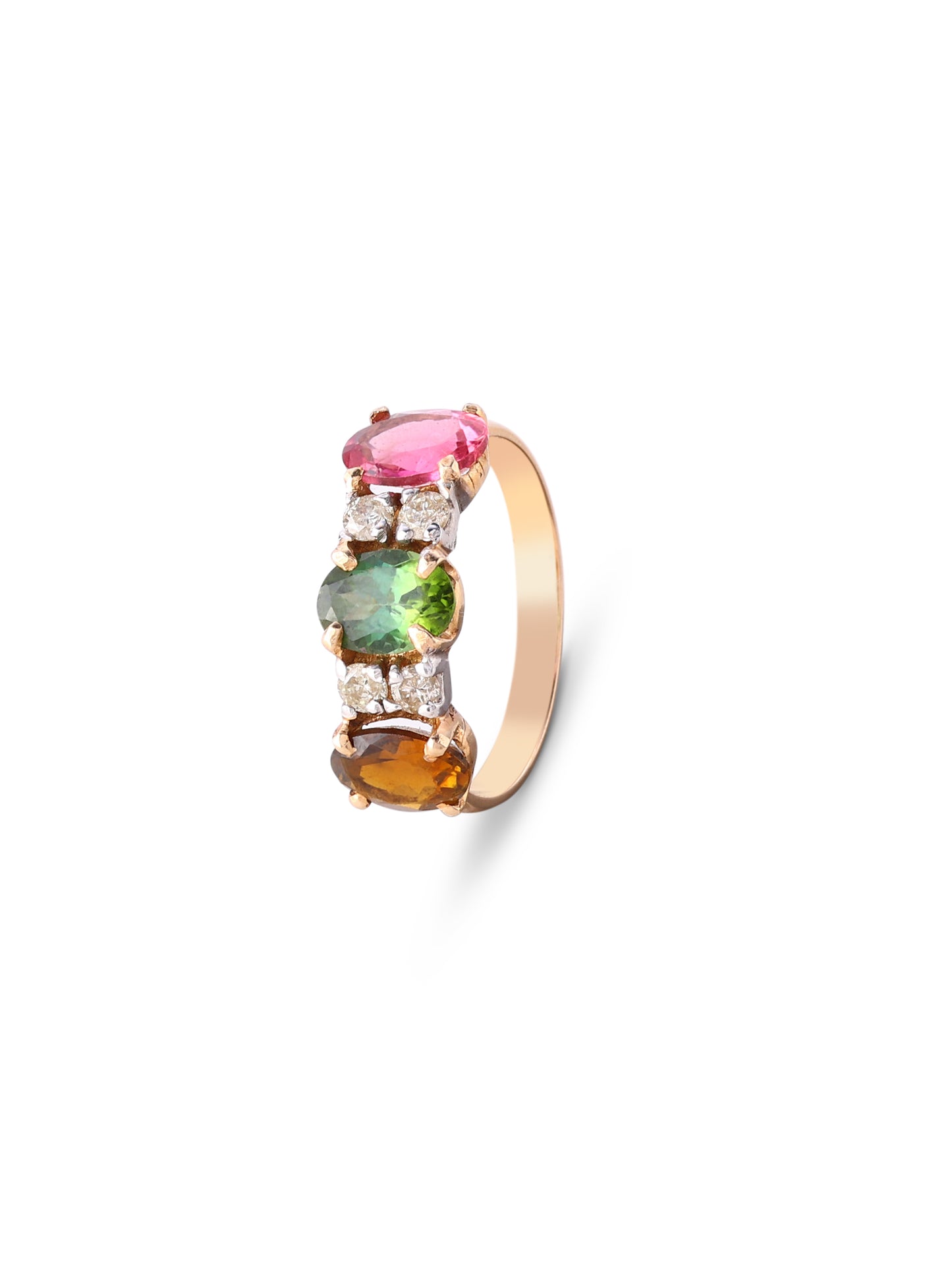 The Trio Gemstone Ring