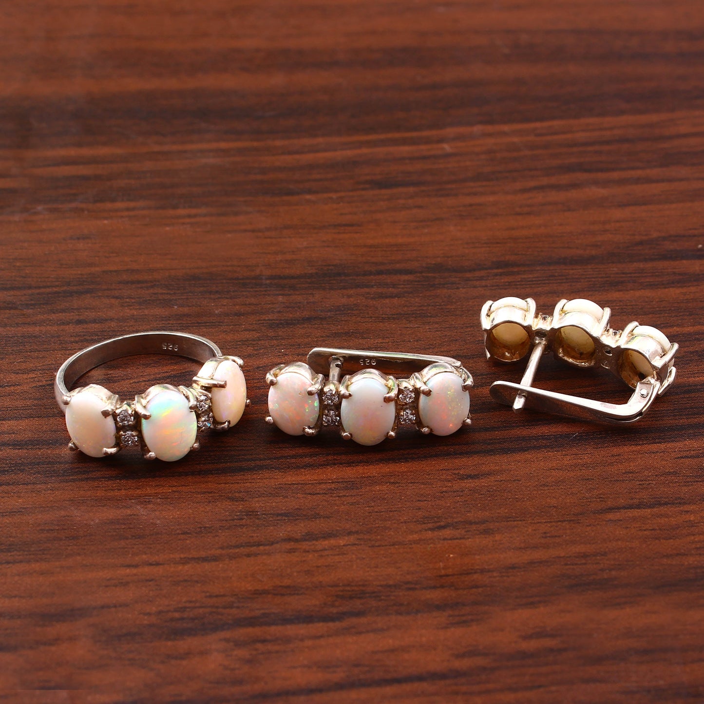 Trio Ring & Earrings Set