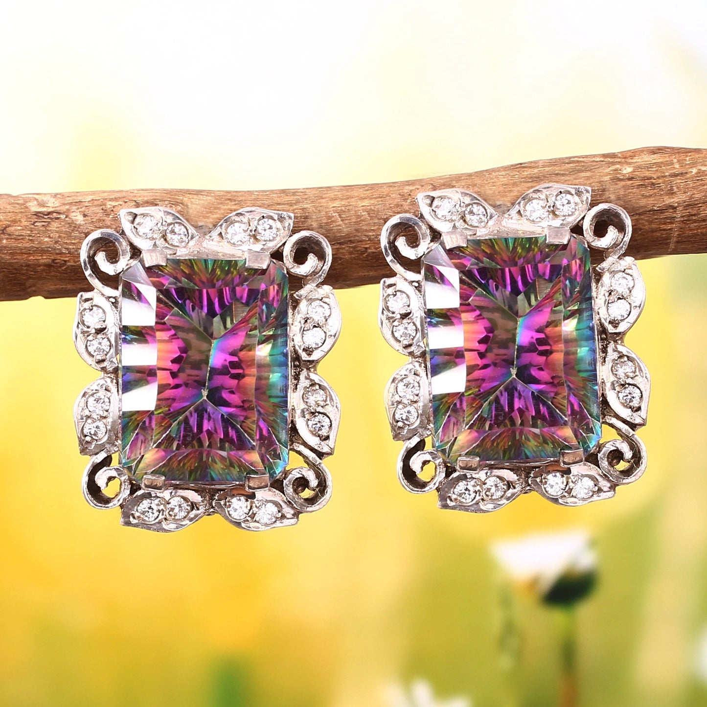 Victorian Mystic Topaz Earrings